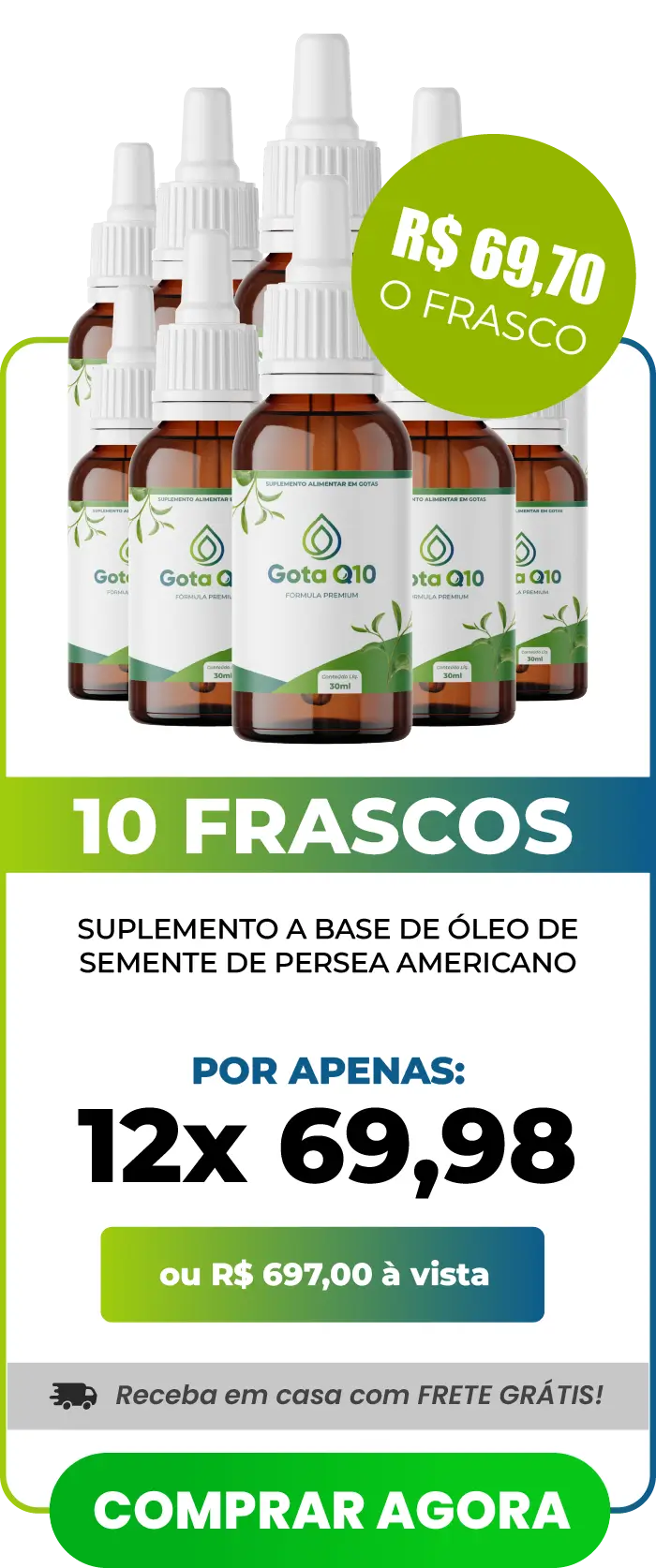 Oferta de 10 Frascos do GotaQ10