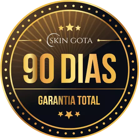 Imagem que representa os 90 Dias de Garantia Total na compra do Skin Gota