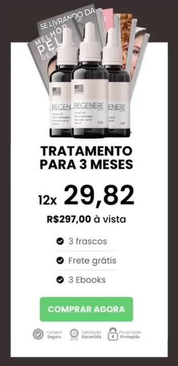 Pacote promocional K2-Regenere Drops para três meses de tratamento anti-idade