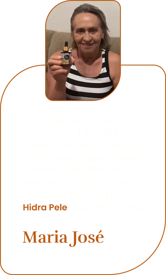 Maria José apresenta resultados positivos com Hidra Pele