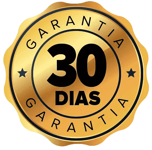 Selo de qualidade mostrando a garantia de 30 dias do Amora Miúra + Vit